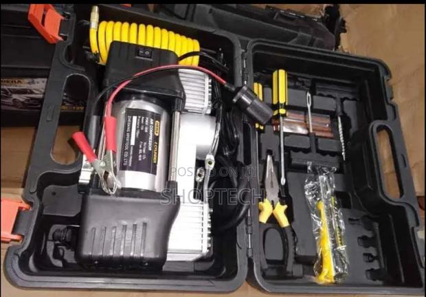 Double Air Compressor With Tools.