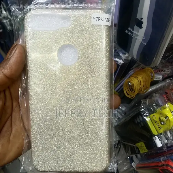 Glitter Cover/Case for HUAWEI Y7 PRIME 2019 (Black)