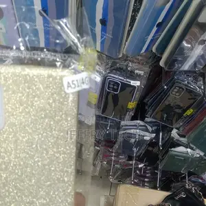 Samsung A51 Case, Slim Thin Crystal Clear Glitter Soft Rubbe