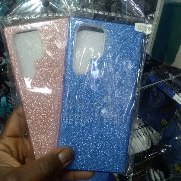 Case for Galaxy S22 Ultra 5G Glitter Case for Women Girls Bl