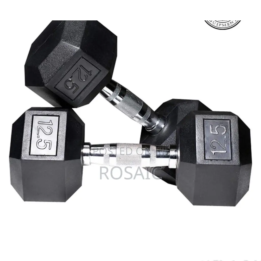 12.5 Kgs Hexagonal Dumbbell