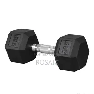 Single 12.5 KGS Hexagonal Dumbbell.
