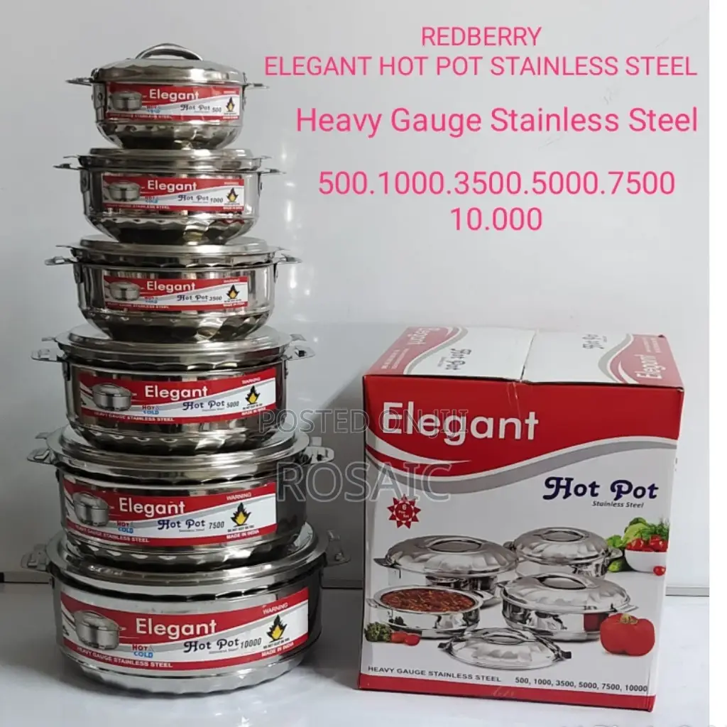 Elegant Hotpot 
6pcs Set