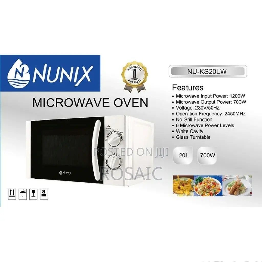 20ltrs Nunix Microwave