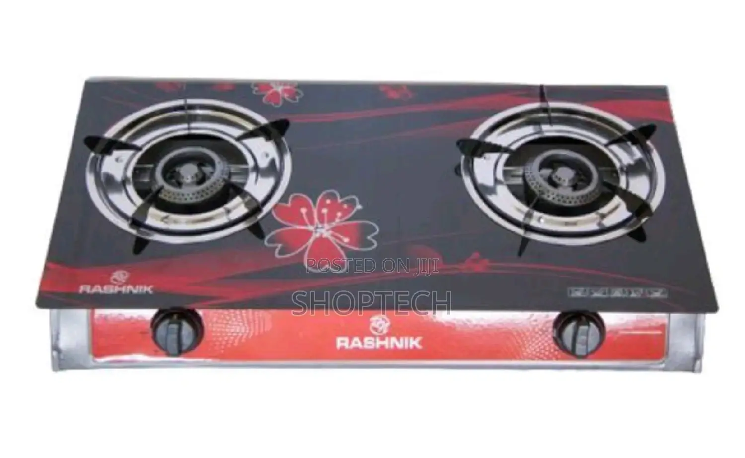 Rashinik Glass 2 Burner Cooker.