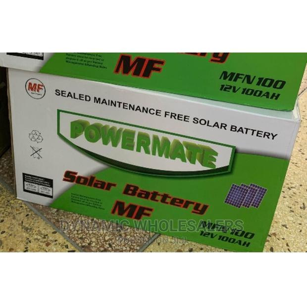 Quickest-Sell 100ah Powermate Solar Battery - main view