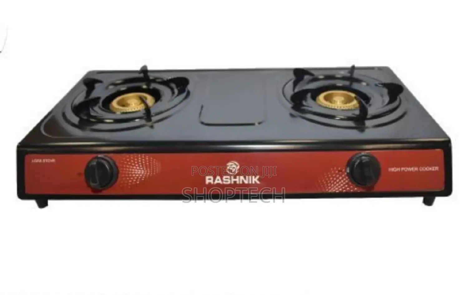 Rashnik 2 Burner Black Gas Stove.