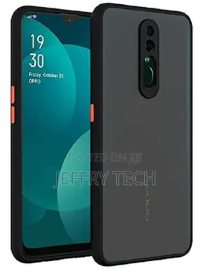 Matte Case Cover for Oppo F11 - Black