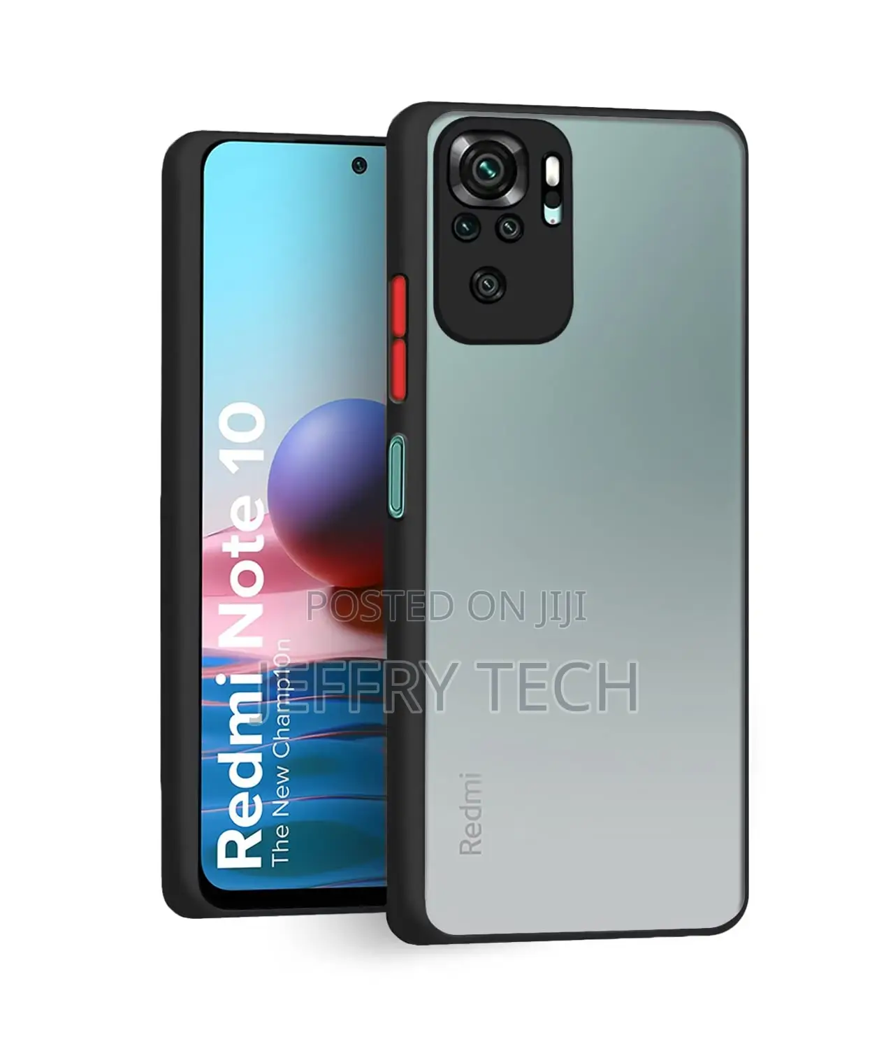 Redmi Note 10 / Note 10S Back Cover Smoke Case | Camera Bum