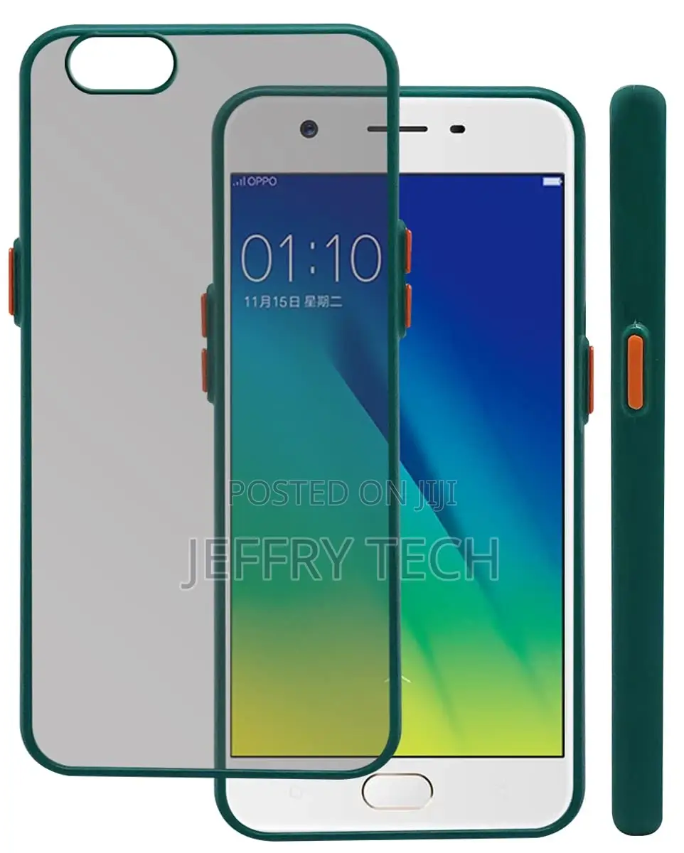 Camera Protection Smoke Back Cover Case for Oppo A57 (Green)