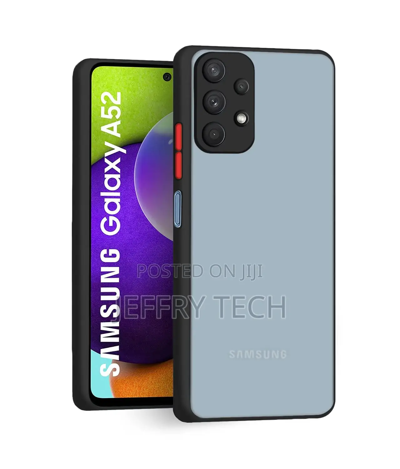 Samsung A52 / A52s 5G Back Cover Smoke Case | Camera Bump Pr