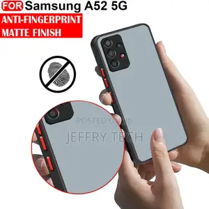 Samsung A52 / A52s 5G Back Cover Smoke Case | Camera Bump Pr