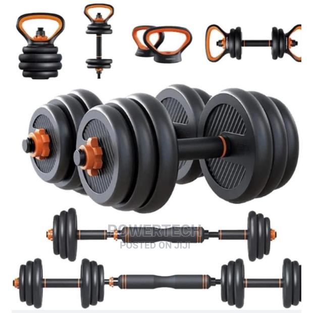 6 in 1 Barbell Dumbells . - main view