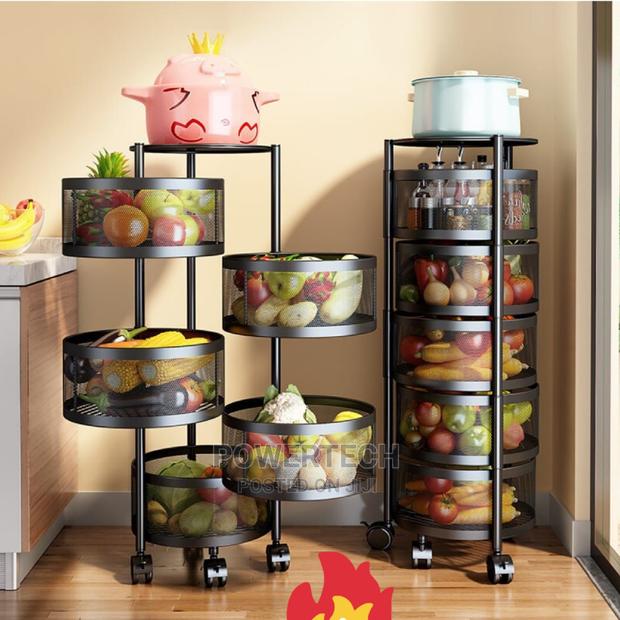 5 Tier Kitchen Storage Rack !
