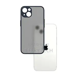 (Camera Protection) Matte Case Cover for iPhone 13 - Blue