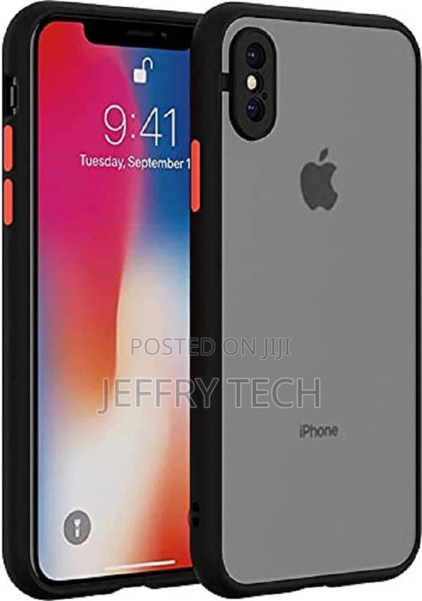 Matte Case Cover for iPhone Xs - Black - main view