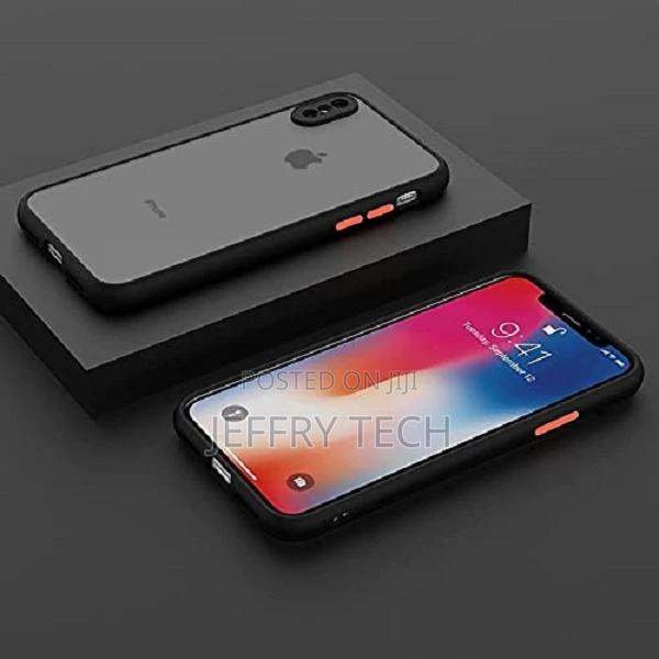 Matte Case Cover for iPhone Xs - Black - thumbnail 3