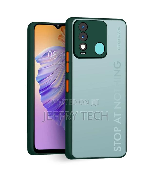 Smoke Tecno Spark 8 Back Cover Smoke Case | Camera Bump Prot