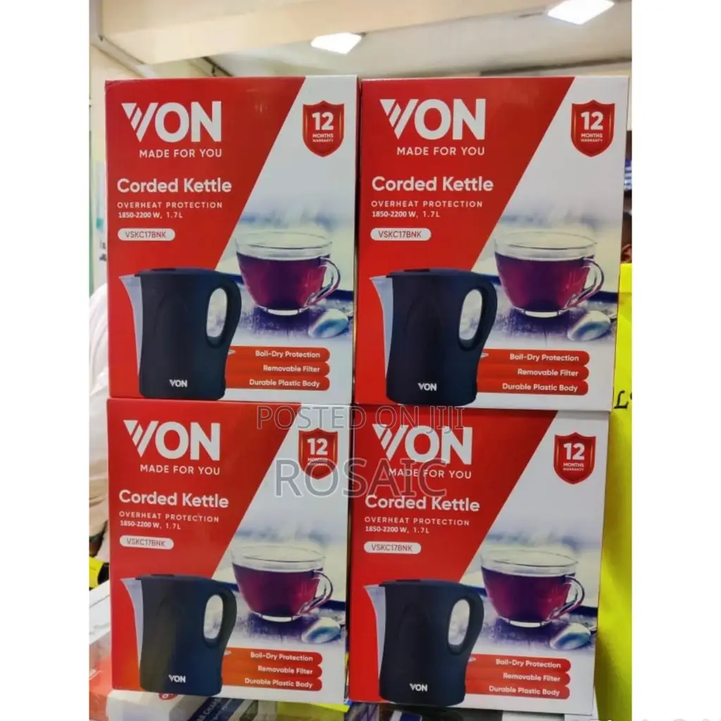 1.7ltrs Von Kettle