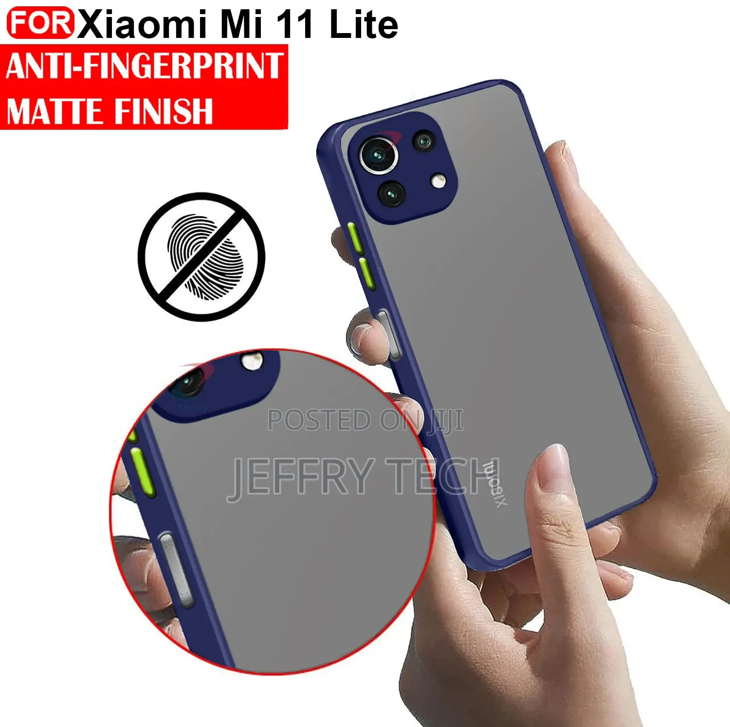 Smoke Xiaomi 11 Lite NE 5G / Mi 11 Lite Back Cover Smoke Ca