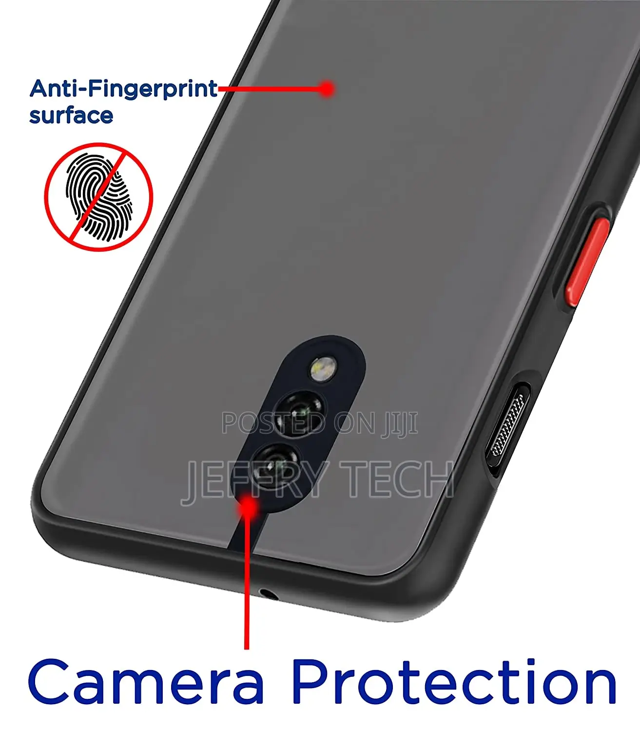 Oneplus 7 Back Cover | Hybrid Smoked Back | Full Camera Prot