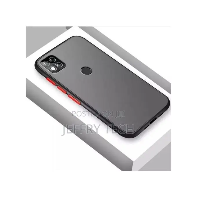 XIAOMI REDMI 9C Translucent Frosted Smoke Back Cover With Ca