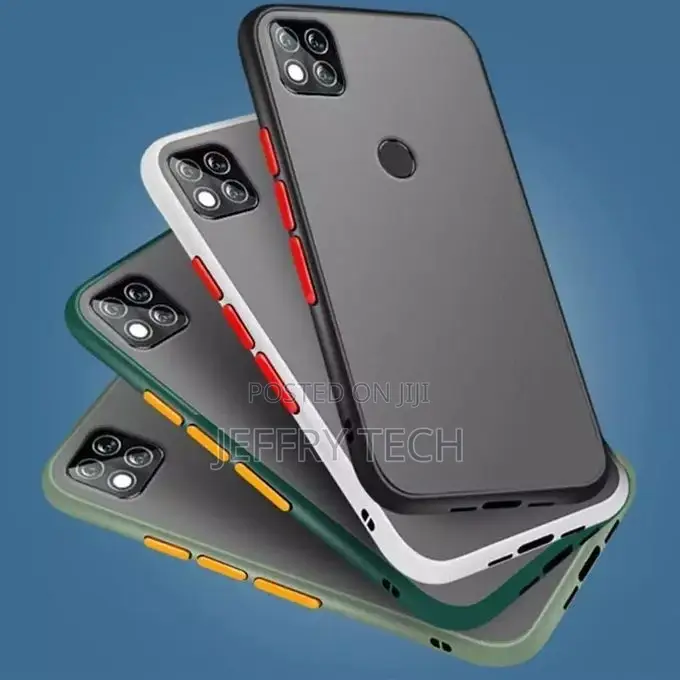 XIAOMI REDMI 9C Translucent Frosted Smoke Back Cover With Ca
