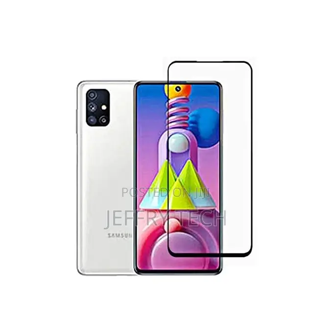 Samsung GALAXY M31S Full Glue 9D Tempered Glass Protector