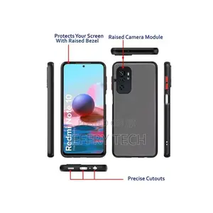 Xiaomi Redmi Note 10 / Redmi Note 10s Smoked Cover Protectiv