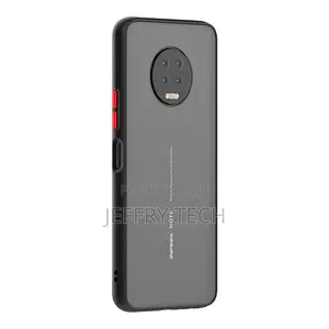 Infinix Note 7 Translucent Frosted Smoke Mobile Cover Camer
