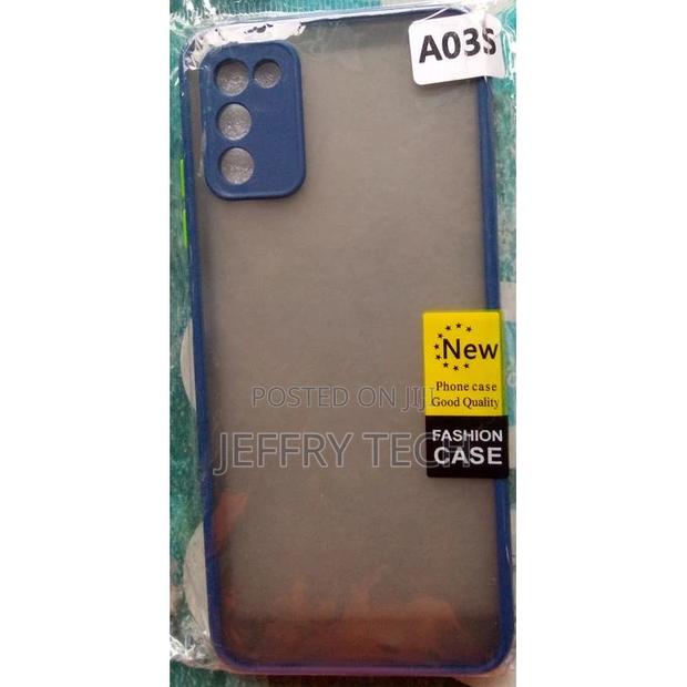 Smoke Hard Cover Samsung Galaxy A03s - main view