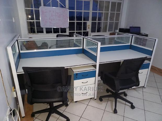 Executive 4 Way Partitoned Workstation