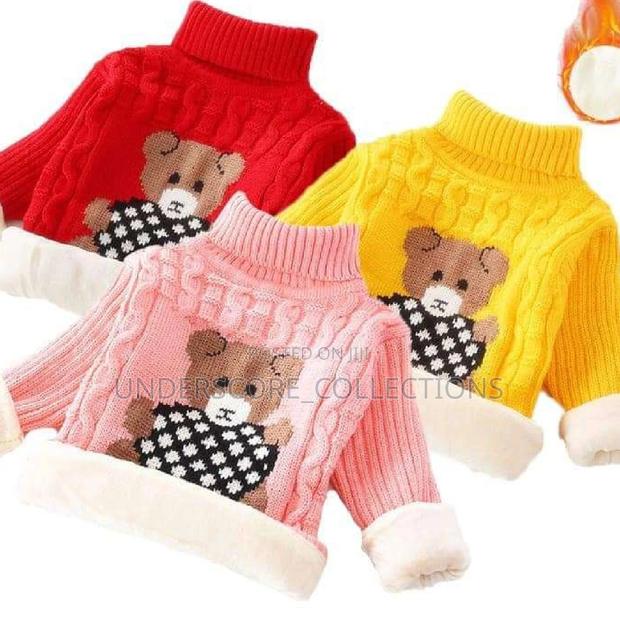 Round Neck Children's Sweater - main view