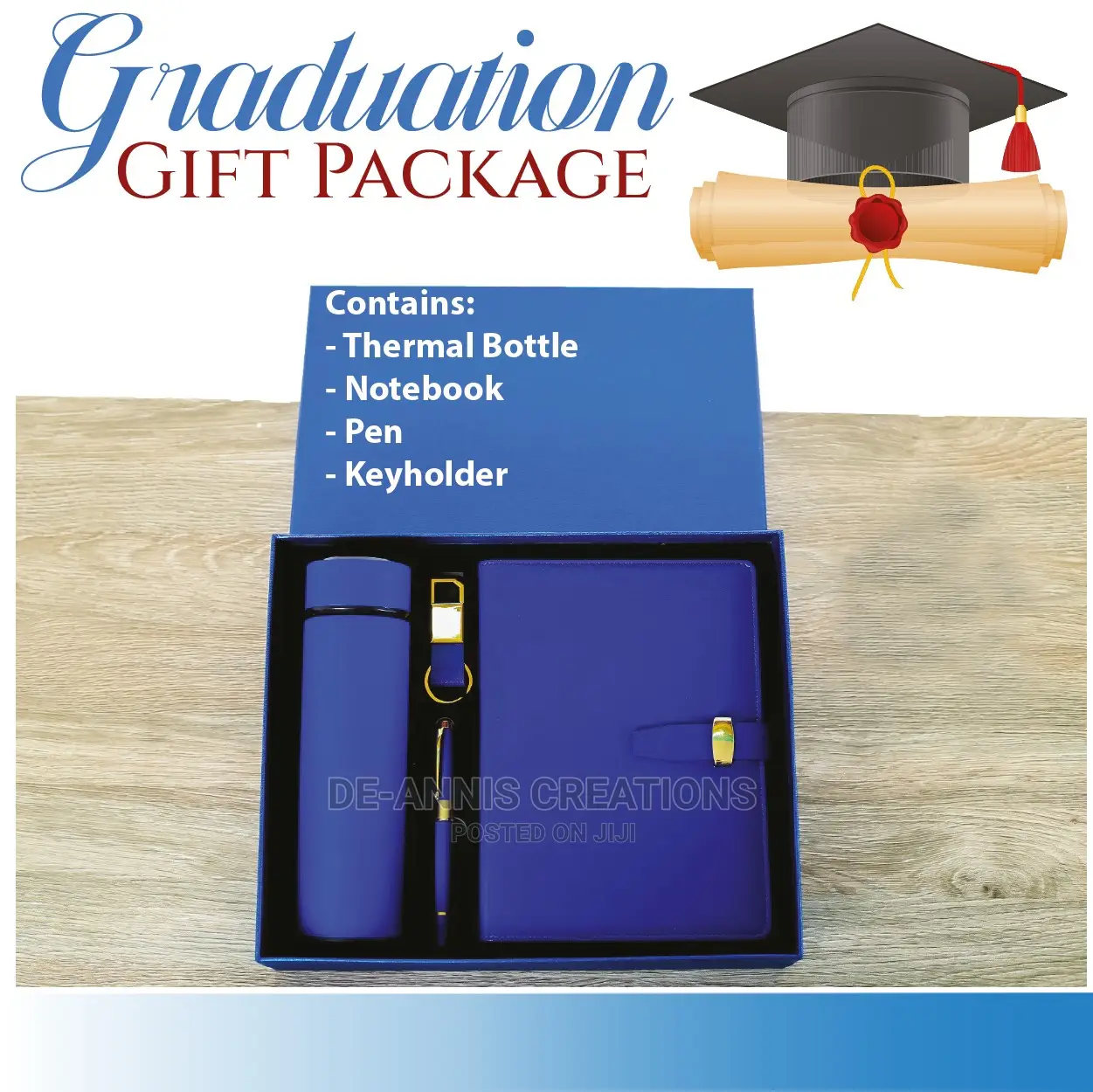 Blue Graduation Gift Set
