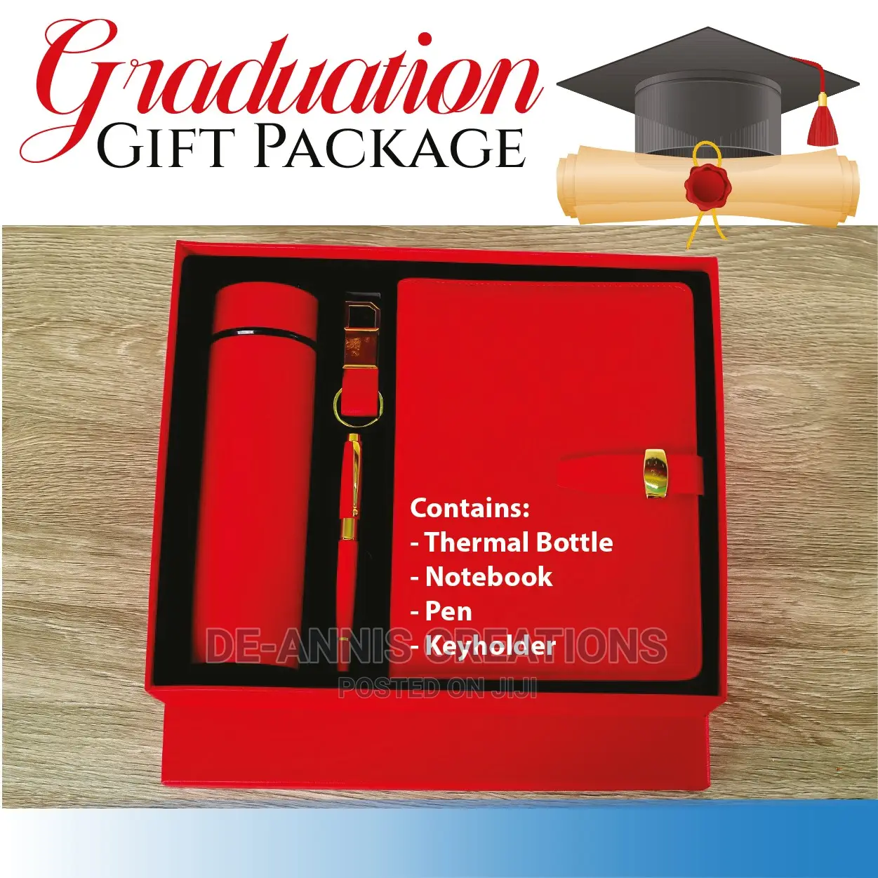 Red Graduation Gift Package