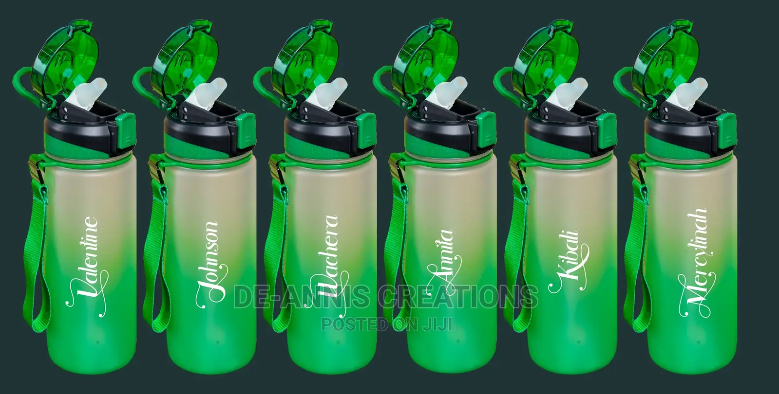 Green Plastic Water Bottle