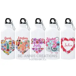 White Water Bottle Branded