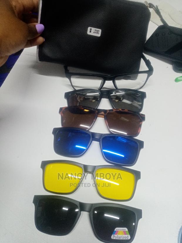 5 in 1 Magnetic Polarized Clip on Sunglasses - thumbnail 3