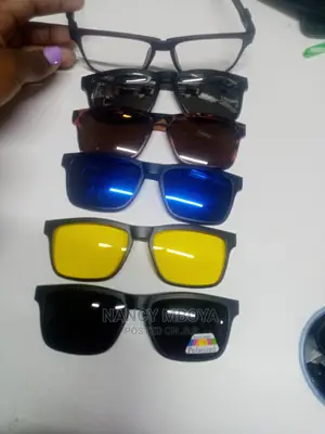 5 in 1 Magnetic Polarized Clip on Sunglasses