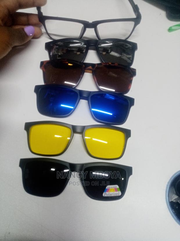 5 in 1 Magnetic Polarized Clip on Sunglasses - thumbnail 4