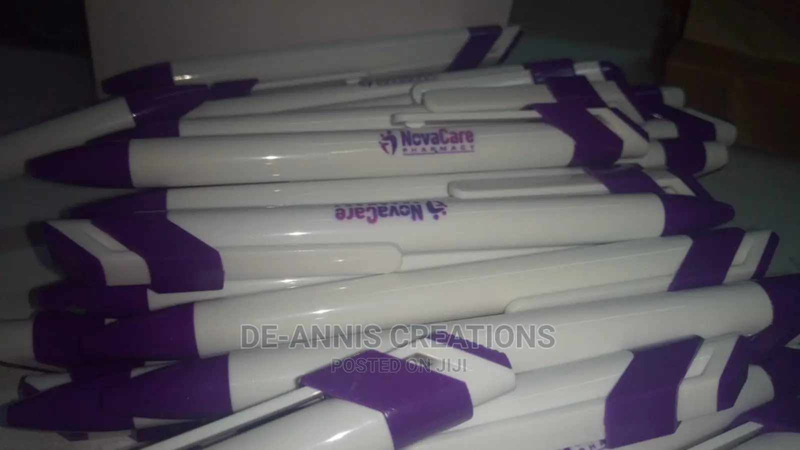 Purple Plastic Pens