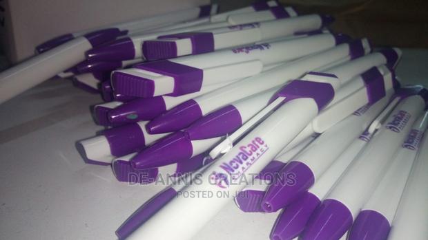 Purple Plastic Pens - thumbnail 3
