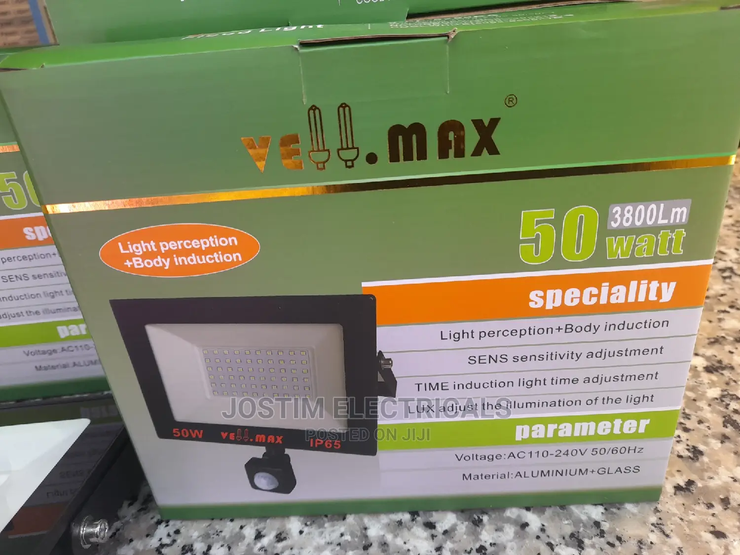 50w Floodlight With Motion Sensor