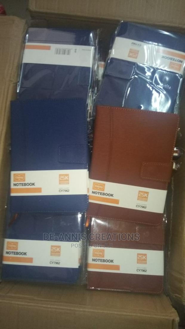 Blue and Brown A5 Notebooks - main view