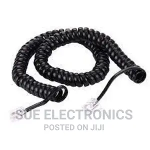 Telephone Cord Cable 3m Black