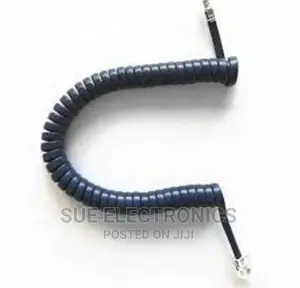 3meter High Quality Rj11 Spiral Telephone Cable Cat 3 C