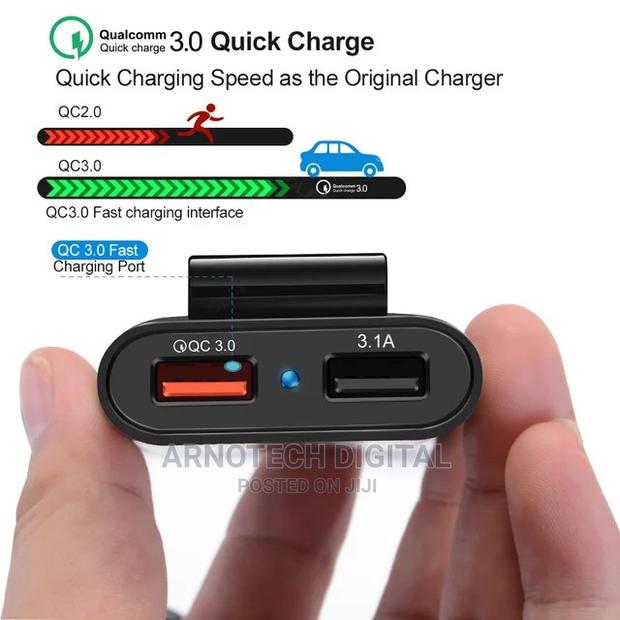 4-Port Smart Phone Universal Car Fast Charger - thumbnail 7