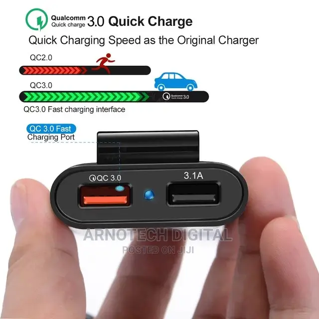 4-Port Smart Phone Universal Car Fast Charger