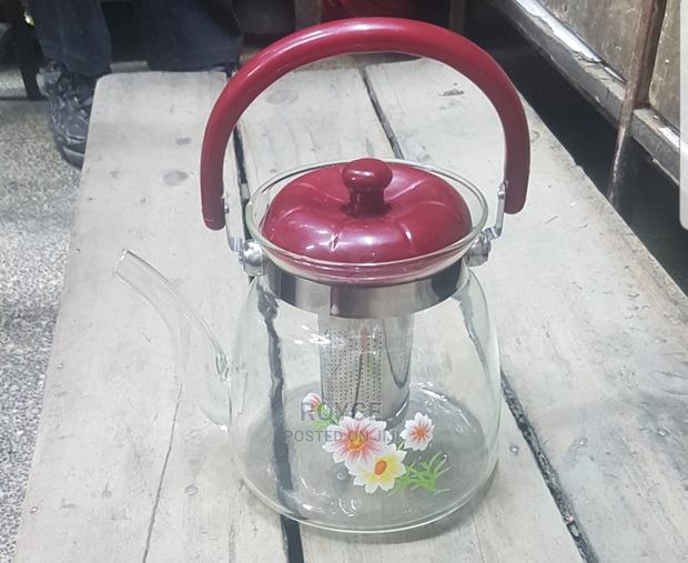 Heat Resistant Tea / Coffee Glass Infuser Pot_2200ml