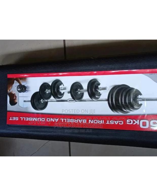 50kg Adjustable Chrome Dumbbells - main view